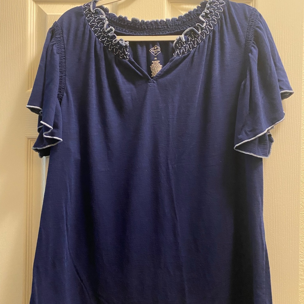 St. John's Bay Womens Split Crew short sleeves